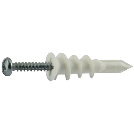 Midwest Fastener Screw Anchor, Plastic, 50 PK 07902